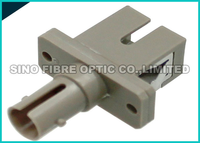 ST To SC Fiber Adapter , Simplex Fiber Optical Adapter 2N 5.9N