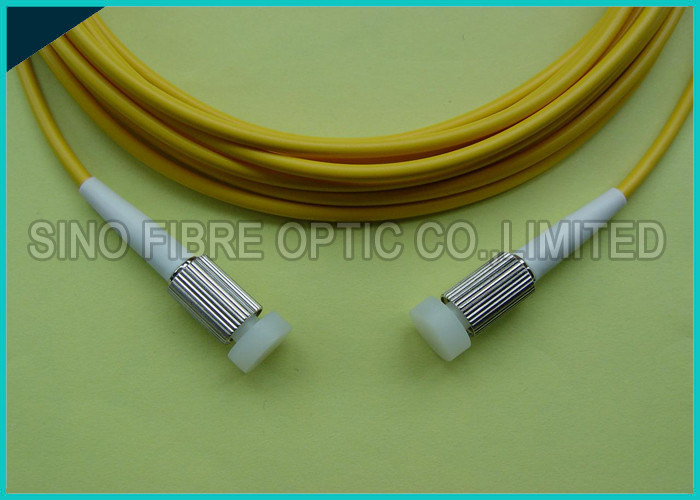 2.0mm Duplex Zip Cord D4 Connector SM Yellow Fiber Optic Patch Cable