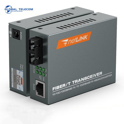 Single fiber Fiber Media Converter , RJ45 Netlink Media Converter Htb Gs 03