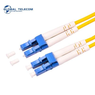 duplex 2mm 3mm Fiber Optic Patch Cord , Lc To Lc Fiber Patch Cable SM