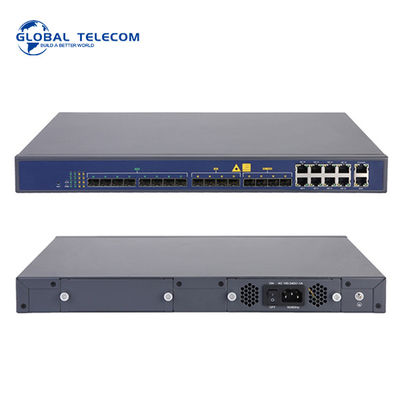 8 EPON Ports 1U OLT Fiber Optic 20KM 40KM FTTH Strong compatibility