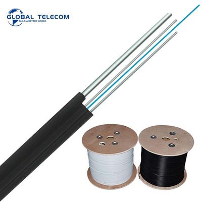 FRP G657 2 Core Ftth Drop Cable Self Supporting For Terminal System