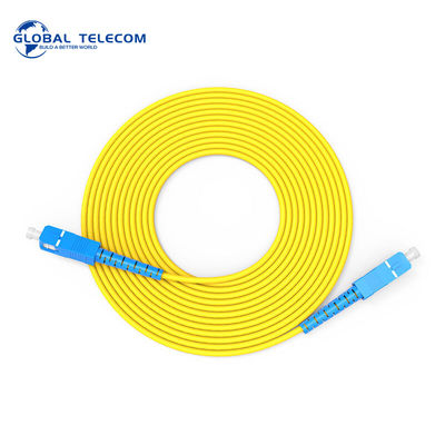 3.0mm Sc To Sc Patch Cable High Return Loss Duplex EN 50173 1 Standards